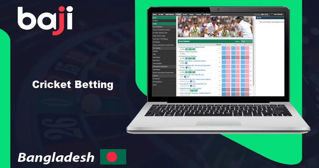 Baji live cricket betting