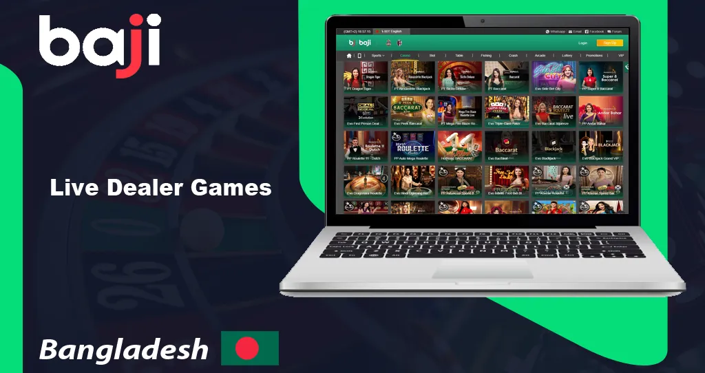 Baji live casino online